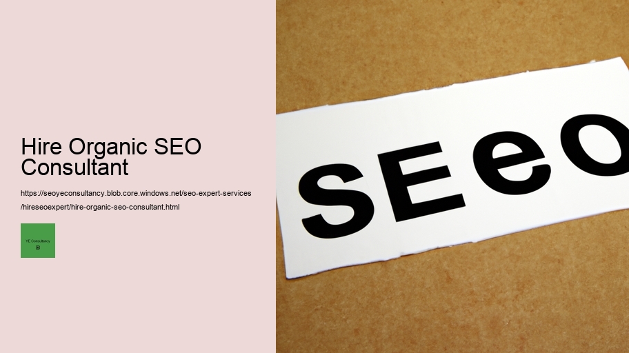 Hire Organic SEO Consultant